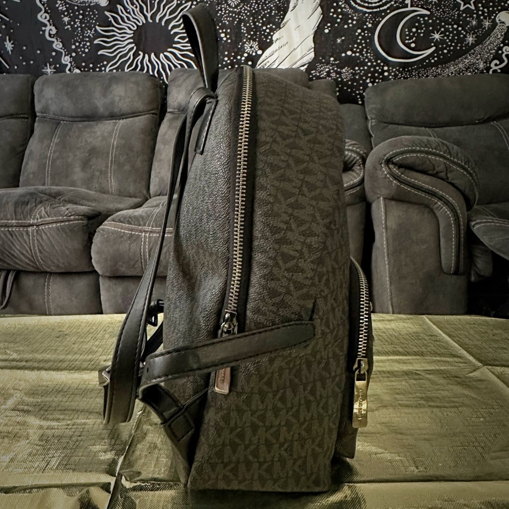 Michael Kors Black Studded Backpack - Picture 12 of 14